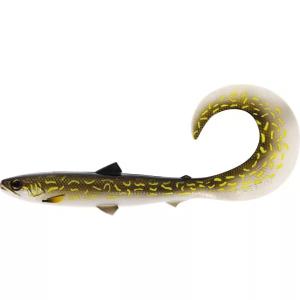 WESTIN BullTeez Curltail 21cm 49g Natural Pike 1 pièce Leurre en plastique