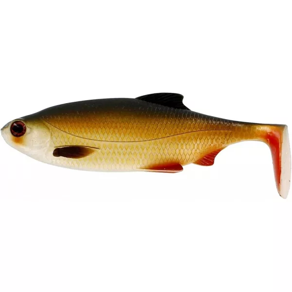 WESTIN Ricky le Gardon Queue de Shad 10cm 14g Rotengle Vif Boîte avec 30 pièces Leurre en plastique