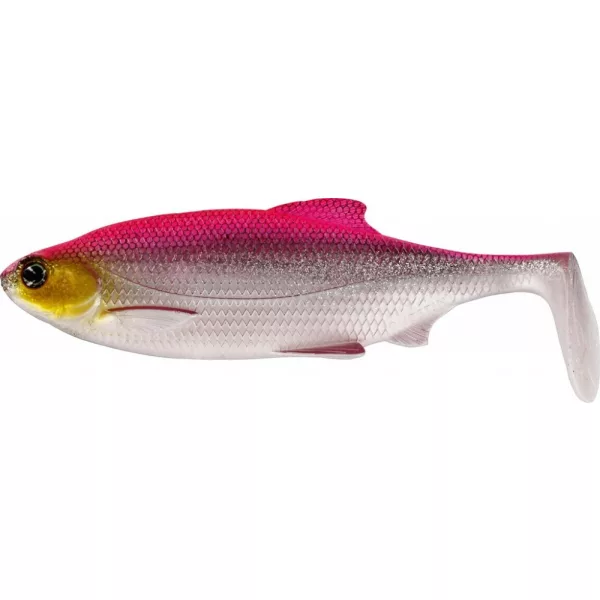WESTIN Ricky le Gardon Queue de Shad 10cm 14g Phare Rose Boîte avec 30 pièces Leurre en plastique