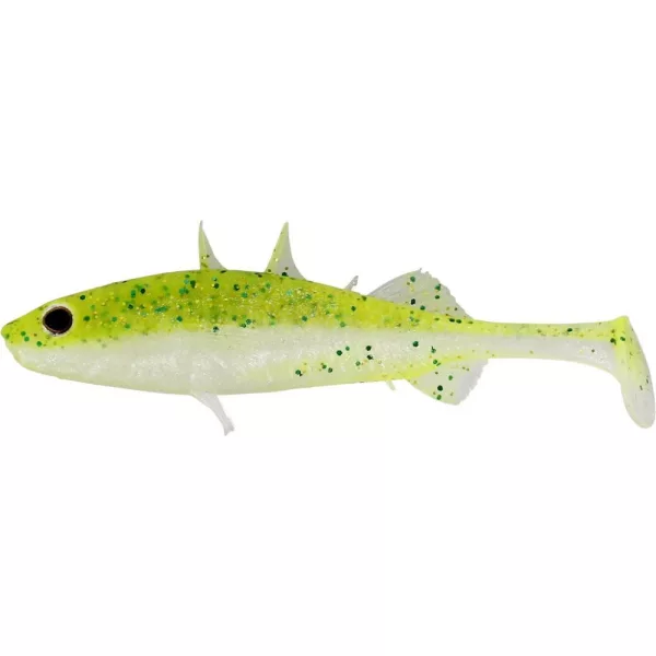 WESTIN Stanley l'épinoche Shadtail 9cm 7g Sparkling Chartreuse Boîte avec Leurre en plastique