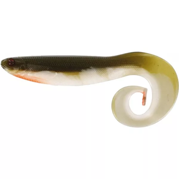 WESTIN CurlTeez Curltail 7cm 3,5g Bass Orange Boîte avec Leurre souple