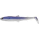WESTIN BullTeez Shadtail 12,5cm 16g Boîte Bleu Scintillant avec leurre en plastique