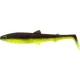 WESTIN BullTeez Shadtail 12,5cm 16g Noir/Chartreuse Boîte avec Leurre en plastique