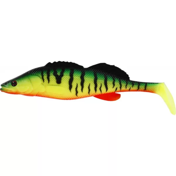 WESTIN ZanderTeez Shadtail 12cm 21g Crazy Firetiger Boîte avec Leurre en plastique