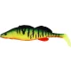 WESTIN ZanderTeez Shadtail 8,5cm 6g Boîte Crazy Firetiger avec Leurre en plastique