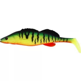   WESTIN ZanderTeez Shadtail 17cm 56g Boîte Crazy Firetiger avec Leurre en plastique