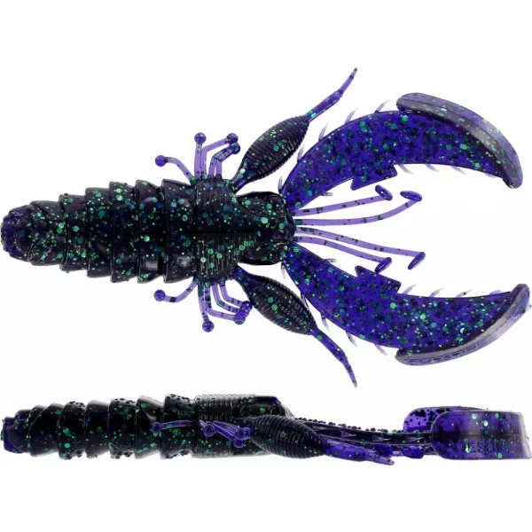 WESTIN CreCraw Creaturebait 10cm 12g Junebug 4pcs Leurre en plastique