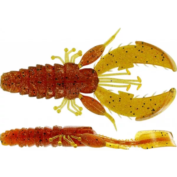 WESTIN CreCraw Creaturebait 10cm 12g Motoroil Pepper 4pcs Leurre en plastique