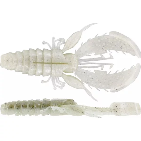 WESTIN CreCraw Creaturebait 10cm 12g Glow White 4pcs Leurre en plastique