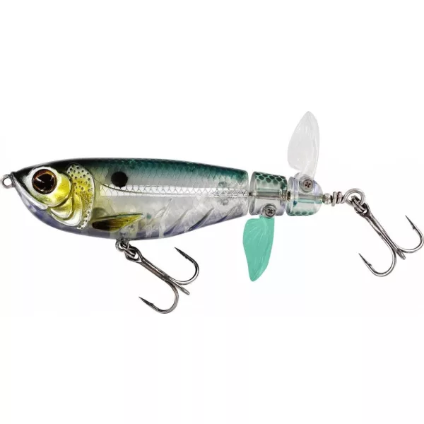 Westin Spot-On Twin Turbo 9cm 19gr Flottant Flèche Argentée Whopper Plopper Wobbler