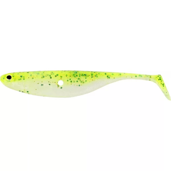 WESTIN ShadTeez Hollow 12cm 9g Sparkling Chartreuse 2pcs Leurre souple en plastique