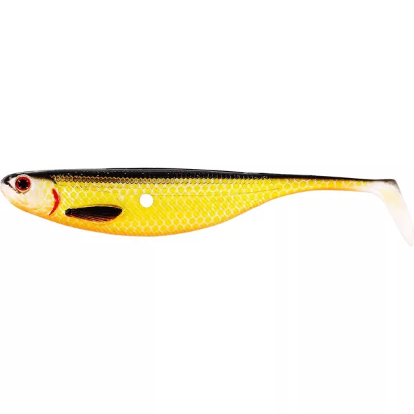 WESTIN ShadTeez Hollow 8cm 4g Official Roach Boîte avec 50pcs Leurre souple en plastique