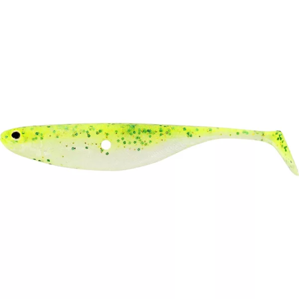 WESTIN ShadTeez Hollow 12cm 9g Sparkling Chartreuse Boîte de 42 pièces Leurre souple en plastique