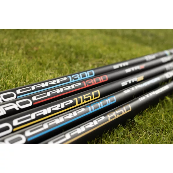 Topset court 1 section Preston Euro Carp STR Short Kit Gris 1,85m