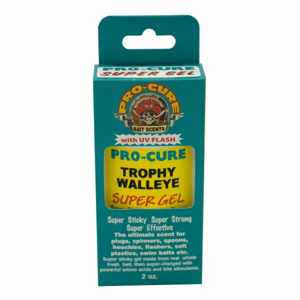 Pro-Cure Super Gel pour Appâts Artificiels Trophy-Walleye 56g