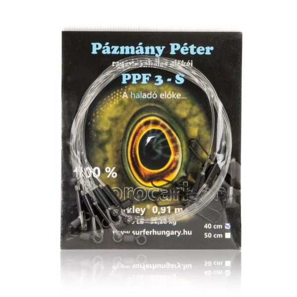 Pázmány Péter Berkley 100% Fluorocarbon Bas de ligne pour spinning 0,91mm 40cm