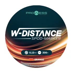   Prowess W-Distance Spod-Marker Super Slick Braid X8 Orange 0,16mm 300m Tresse principale