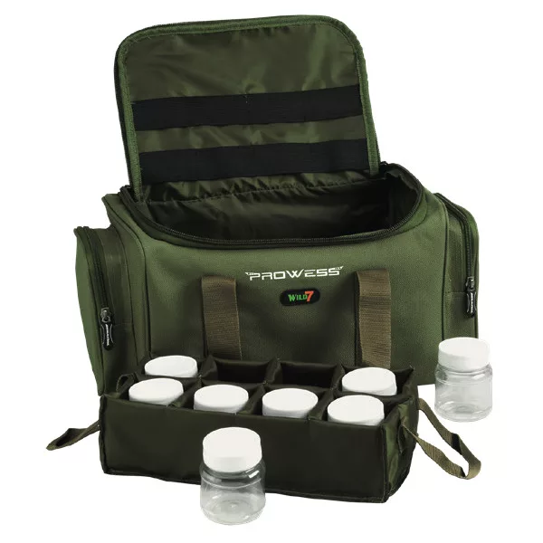 Prowess Wild7 sac à appâts / sac à carpe + boîte à appâts