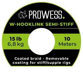   Prowess TRESSÉ W-HOOKLINK SEMI-STIFF bas de ligne tressé 0,35mm