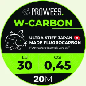   Prowess W-CARBON 0,50mm Fluorocarbon Zsinór / Bojlis Előkezsinór