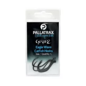   Pallatrax Gripz Catfish Hooks 1 Hameçon à silure sans ardillon à œillet 5pcs