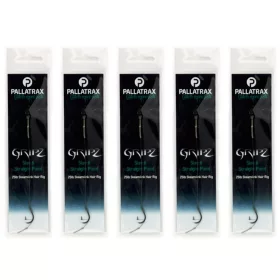   Pallatrax Gripz Straight Point Hair Rigs 8 15lb Steamlink Monofil Hameçon Pré-monté