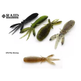   Raid Egubug 6,3cm 076 Pile Shrimp Imitation d'insecte 8pcs