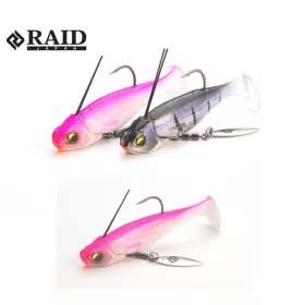   Raid Head Swimmer Libero 14gr 010 Pink Trick Leurre souple 2pcs