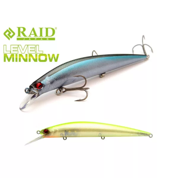 Raid Level Minnow 12,5cm 14gr 022 Pearly Chart Wobbler