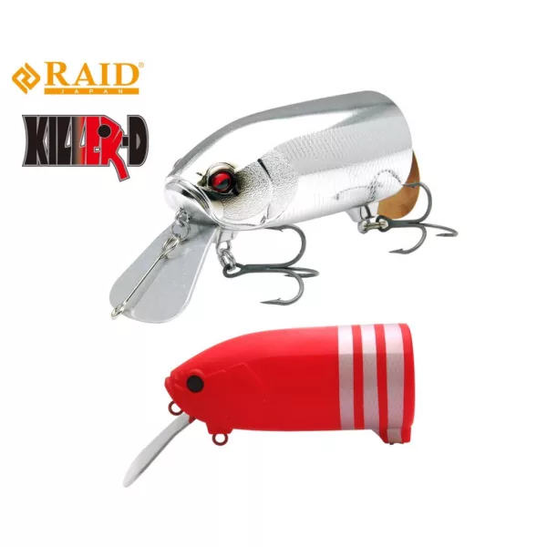 Raid Killer-D 8,25cm 32gr KD009 Ultra Red Wobbler