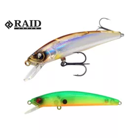   Raid Level Minnow Quick72 7,2cm 5,2gr 018 Sukeru Lime Chart Wobbler