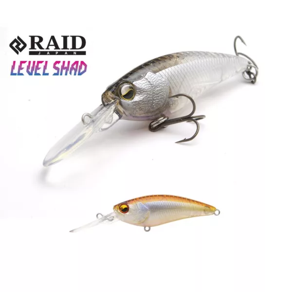 Raid Level Shad 5cm 4,3gr Su 010 Jewel Wakasagi Leurre de type Wobbler