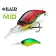 Raid Level Crank Mid 5,9cm 10,5gr 002 Shimanashi Tiger Wobbler