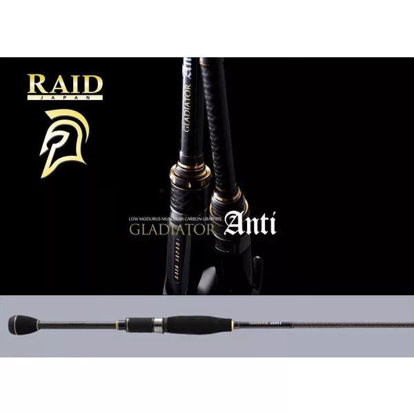 Raid Gladiator Anti GA-611MLS-ST Stride 2,10m 3,5-14gr 1 Részes Pergető Bot