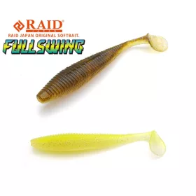 Raid Fullswing 12,7cm 053 White Chart Leurre Souple 5pcs