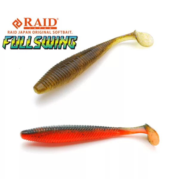 Raid Fullswing 12,7cm 056 Orange Punch Leurre souple 5 pièces