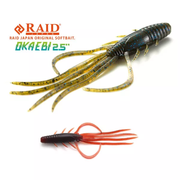 Raid Oka Ebi 6,3cm 036 Leurre Souple Scuppernong 8pcs