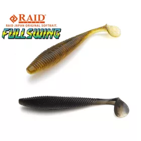 Raid Fullswing 8,9cm 051 Black Bitou Leurre Souple 7pcs