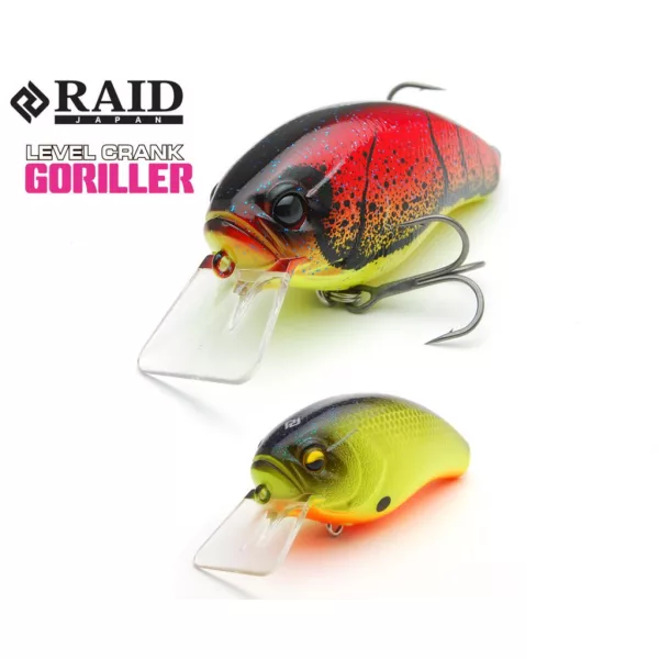 Raid Level Crank Goriller 6,6cm 17,5gr 003 Neon Back Chart Wobbler