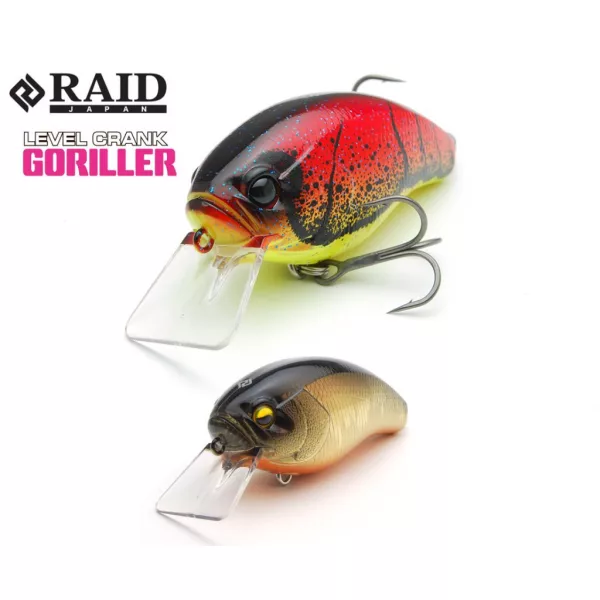 Raid Level Crank Goriller 6,6cm 17,5gr 007 Real Kinkuro Wobbler