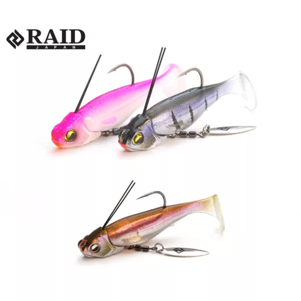 Raid Head Swimmer Libero 5gr 005 Clear Wakasagi Leurre souple 2pcs