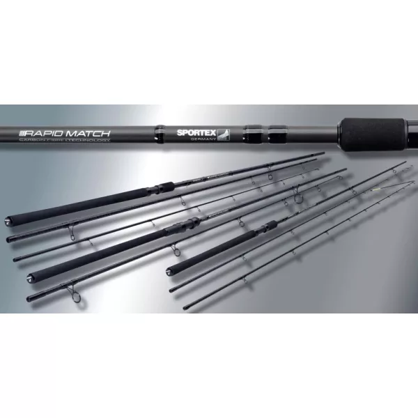 Canne Sportex Rapid Match 3,90m 8-20gr 3 Pièces