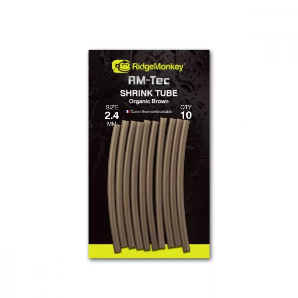 Ridgemonkey Rm-Tec Shrink Tube Brun Organique 2,4mm Gaine Thermorétractable