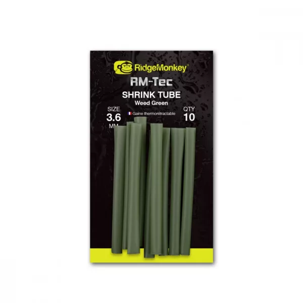 Ridgemonkey Rm-Tec Shrink Tube Vert Algue 3,6mm Gaine Thermorétractable