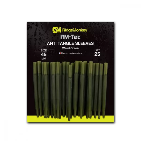 Manchon en caoutchouc anti-emmêlement long Ridgemonkey RM-Tec Weed Green