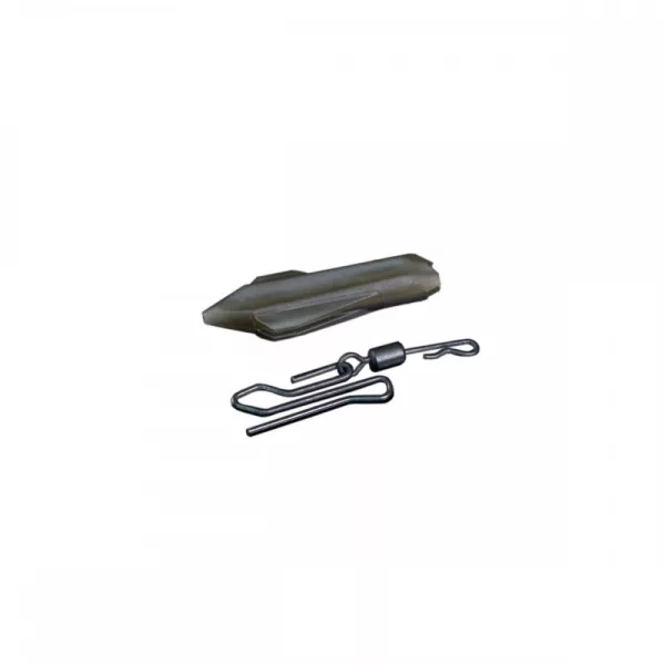 Ridgemonkey Connexion Uni Lead Clip Clip à Plomb Camo Green 5 Pièces