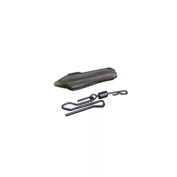 Ridgemonkey Connexion Uni Lead Clip Clip à Plomb Camo Brown 5 Pièces