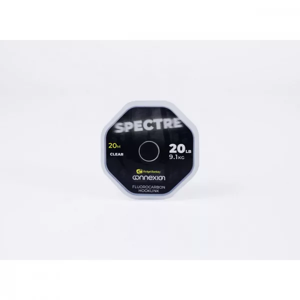 RIDGEMONKEY CONNEXION SPECTRE FLUOROCARBON HOOKLINK Bas de ligne 20LB 20M - Bas de ligne - Fluorocarbone
