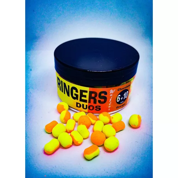 Ringers Jaune-Orange 6-10mm Duos Wafters 80gr