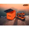 ROK Crate 433 Set Narancs Tároló Rekesz Tetővel 40x30x32cm